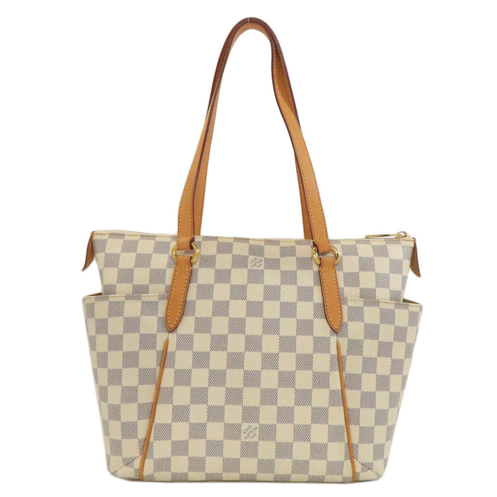 Louis Vuitton Tote Canvas Bag Damier Totally
